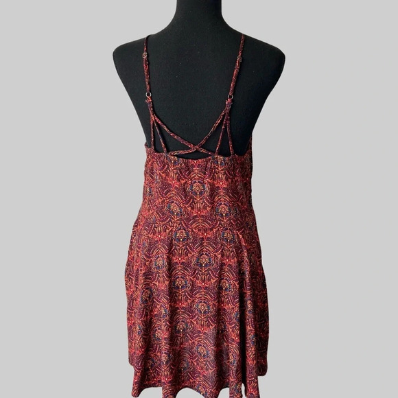 Abercrombie & Fitch Red  Skater Mini Dress Fit-n-Flare
Floral Boho Dress - Picture 3 of 15